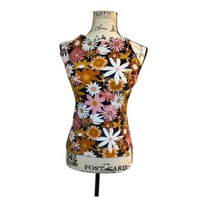 Lime Ricki Wildflower Double Cinch Tankini M Top, Floral,Cute & Comfy Swimwear!